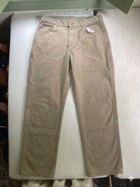 Carhartt FR Flame Resistant Canvas Cargo Pants Khaki 36x34:🔥 workwear gorpcore